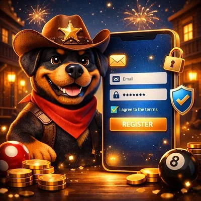Ekran rejestracji Vox Casino